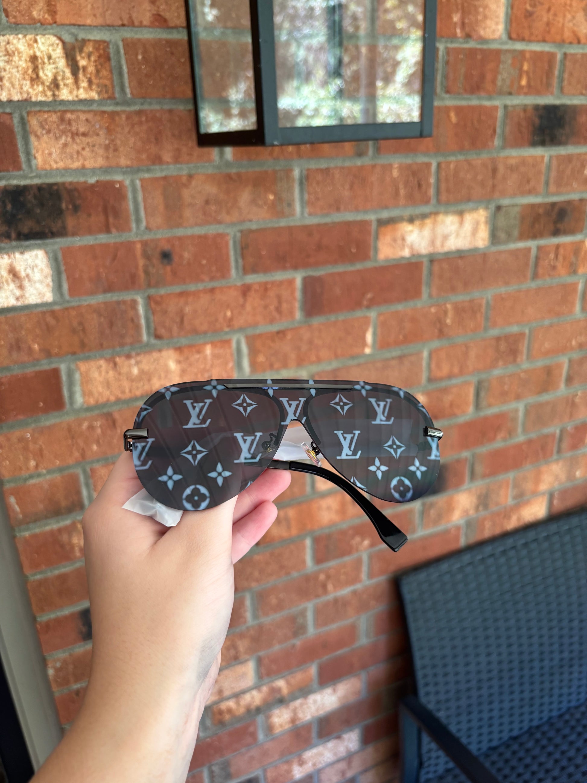 Blacked Out Symbol Sunnies - In Stock