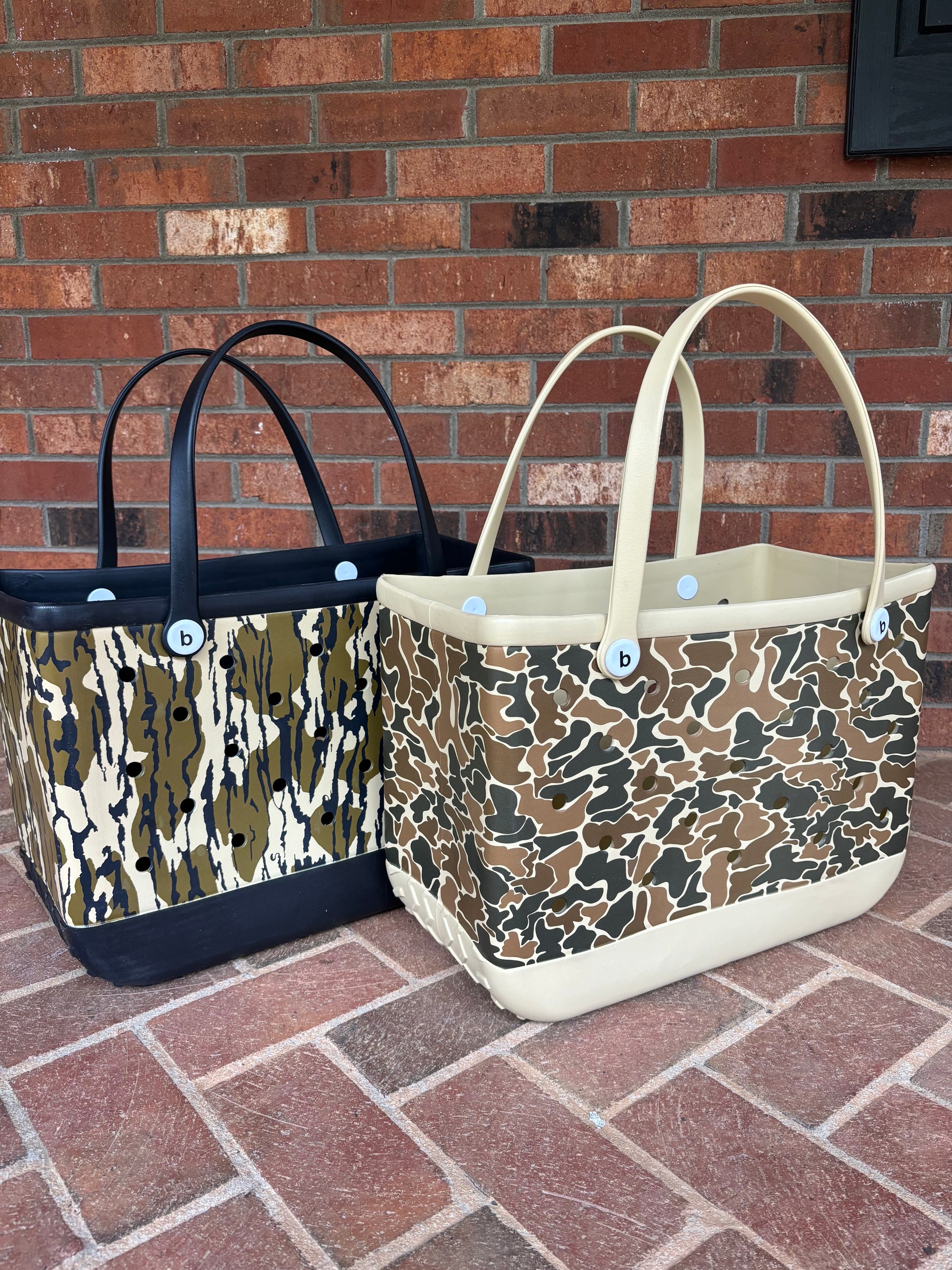 IN STOCK - Camo Tote Bags