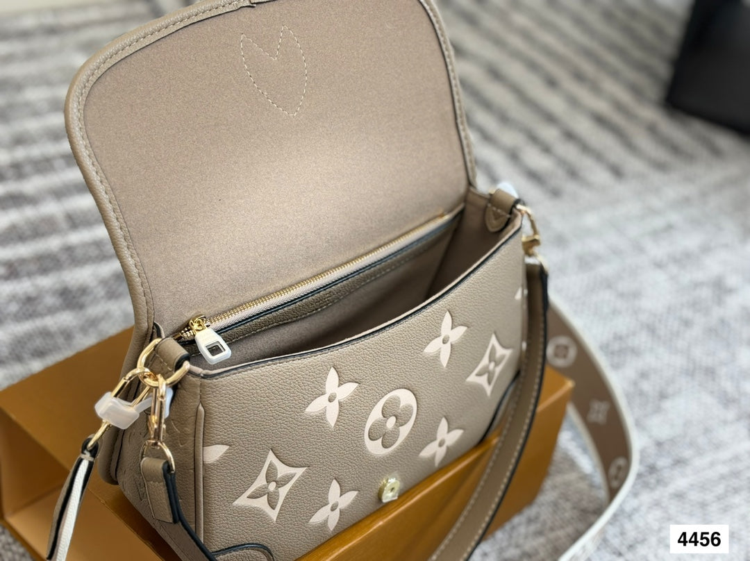 Megan Embossed Mono Handbag / Crossbody Preorder